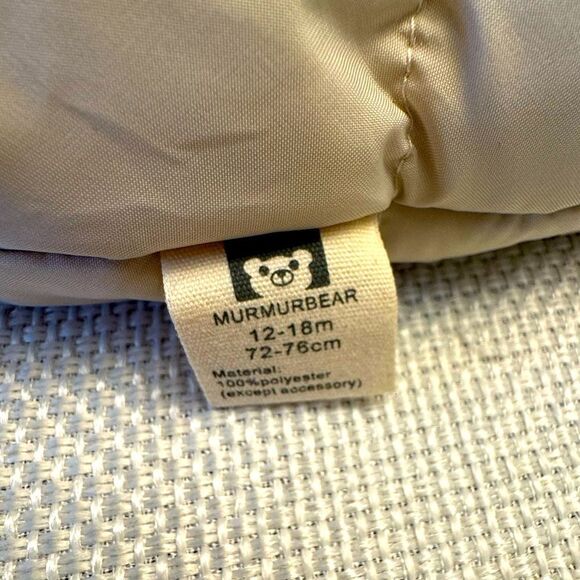 Adorable bunting by murmur bear. Baby cold weather one piece - Picture 5 of 10